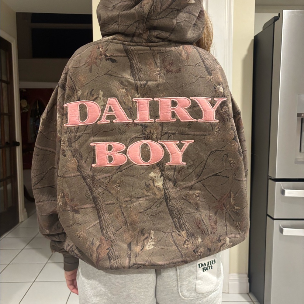 Dairy Boy Camouflage Hoodie